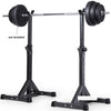 Steel Barbell Stand Weight Lifting Split Barbell Squat Rack Stand Adjustable Height Barbell Semi-Frame Indoor Fitness Equipment