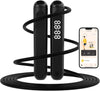 Tangle-Free Jump Rope with Counter and App for Fitness, Home Exercise, Workout - Gifts for Adults