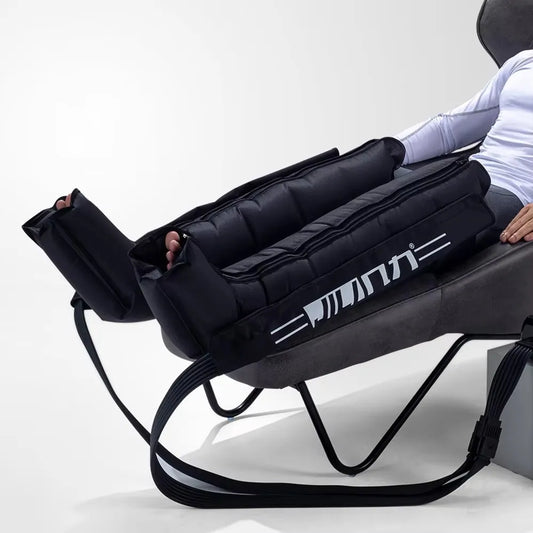 JILI Air Compression Foot Massager Leg Recovery Boots Blood Circulation Pressotherapy Relax Muscles Lymphatic Drainage 6Cavity