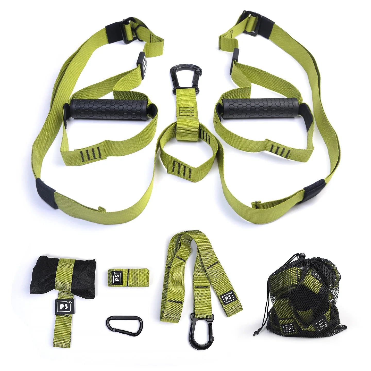 New Fitness Suspension Hanging Training Fitness Strength P3 Hanging Trainer Adjustable Yoga Belt Wall Mounted Sports Belt Yoga