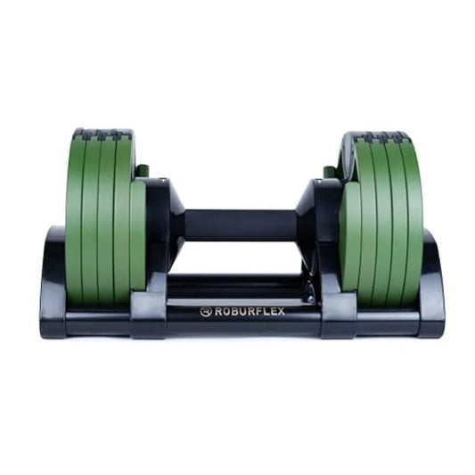 Adjustable Dumbbell Single 5-40/80lb 5lb Increments for Home Gym Fitness Up to 20 Weight Settings
