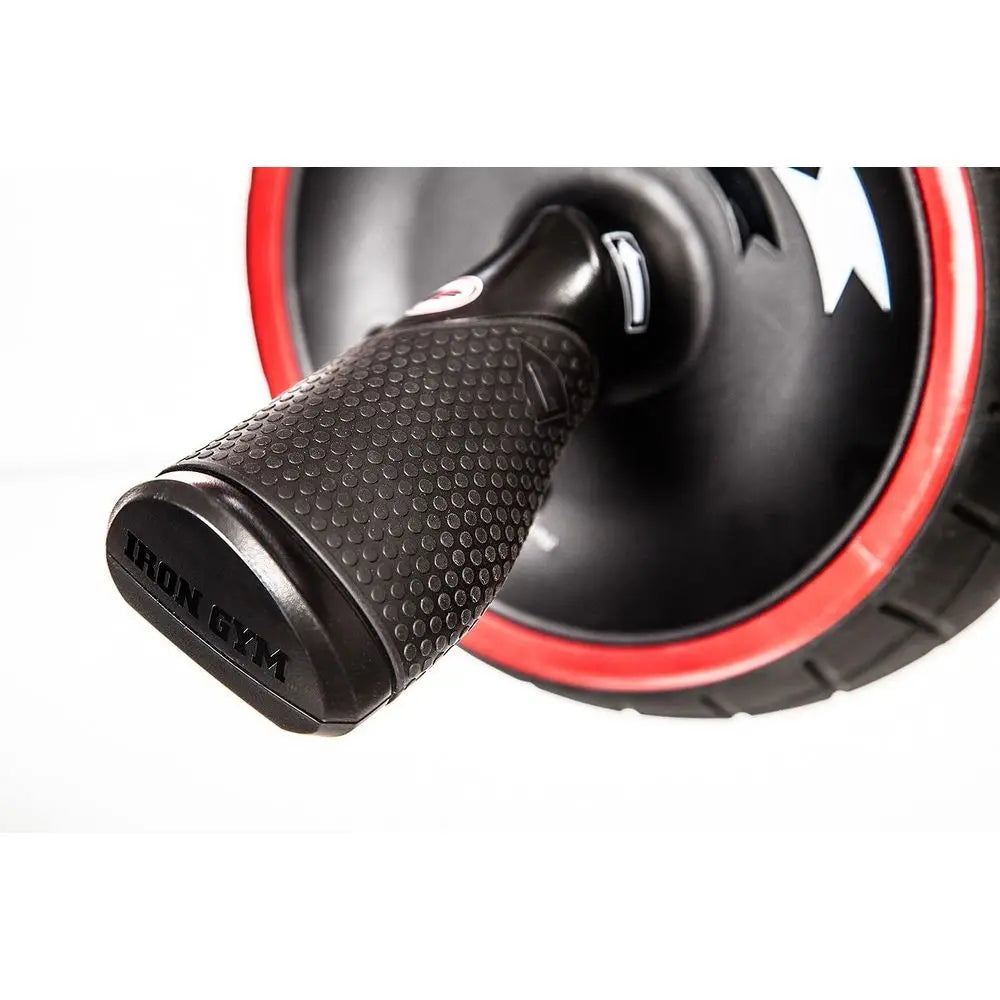 Complete Ab Workout System with Speed Abs, Abdominal Roller Wheel, 9.4 x 3.6 x 7.9, Black/Red