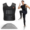 44lbs Adjustable Weighted Vest Set with Steel Plates - 5-Piece Body Weight Training Kit Includes Wrist Ankle Weights - Ergonomi