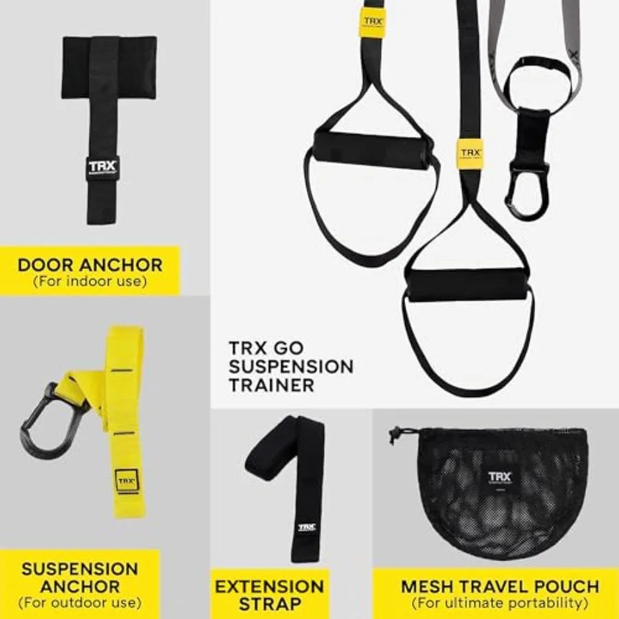 GO Suspension Trainer At Home Portable Gym Workout for Strength Training Full Body Exercise Equipment