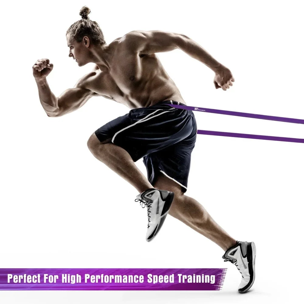 Pull Up Resistance Band 35-85lbs Anti-Snap Latex Powerlifting Stretch Mobility Training Fitness Tool