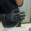 3D Printing Handmade Gluing Punk Mechanical Gloves Vintage Gothic Wearable Hand Armor Unisex Techwear Cosplay Exoskeleton Gloves