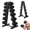 Dumbbell Rack Stand Heavy Duty Dumbbell Stand Space Saver Tree Shape Weight Stand Storage Organizer for Gym Workout