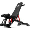 Adjustable Weight Bench Foldable Workout Bench for Home Gym Heavy Duty 1300lb Capacity PRO Full Body Strength Training with 8Le