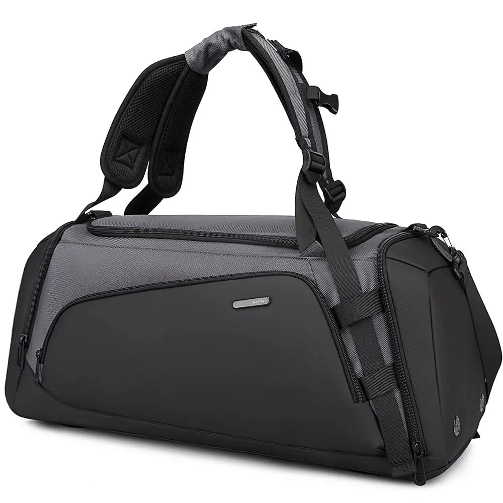 Bange Unisex Gym bag for Men Suitcase Multifunction Backpack Large Waterproof Anti-stain Men Duffle Bag Travel Hand Luggage Bags