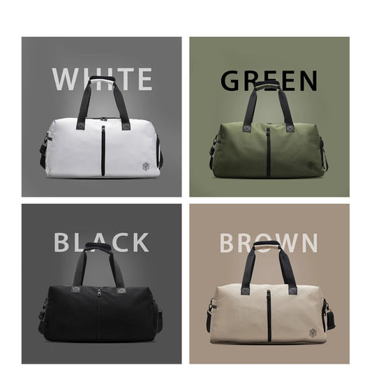 1pcs Gym Bag for Men & Women,Water Resistant Sports Duffel Bag with Shoe Compartment & Wet Pocket for Travel Weekender & Fitne