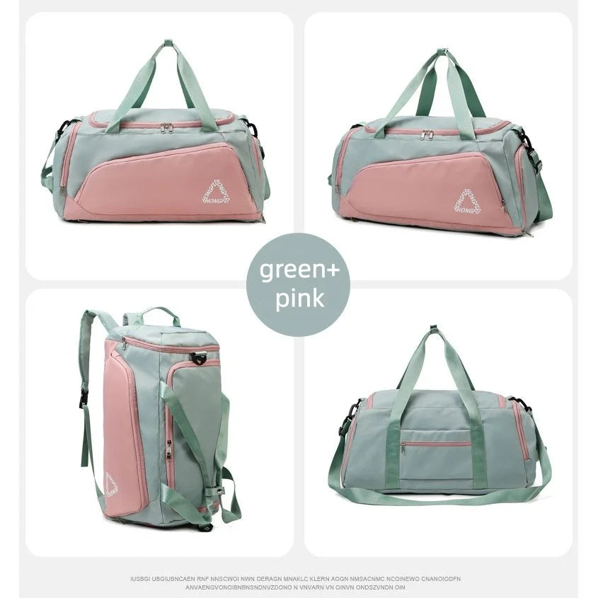 Travel Gym Bags Dry Wet Separation Shoulder Bag Yoga Fitness Backpack Men Women Waterproof With Shoe Compartment Sports Handbag