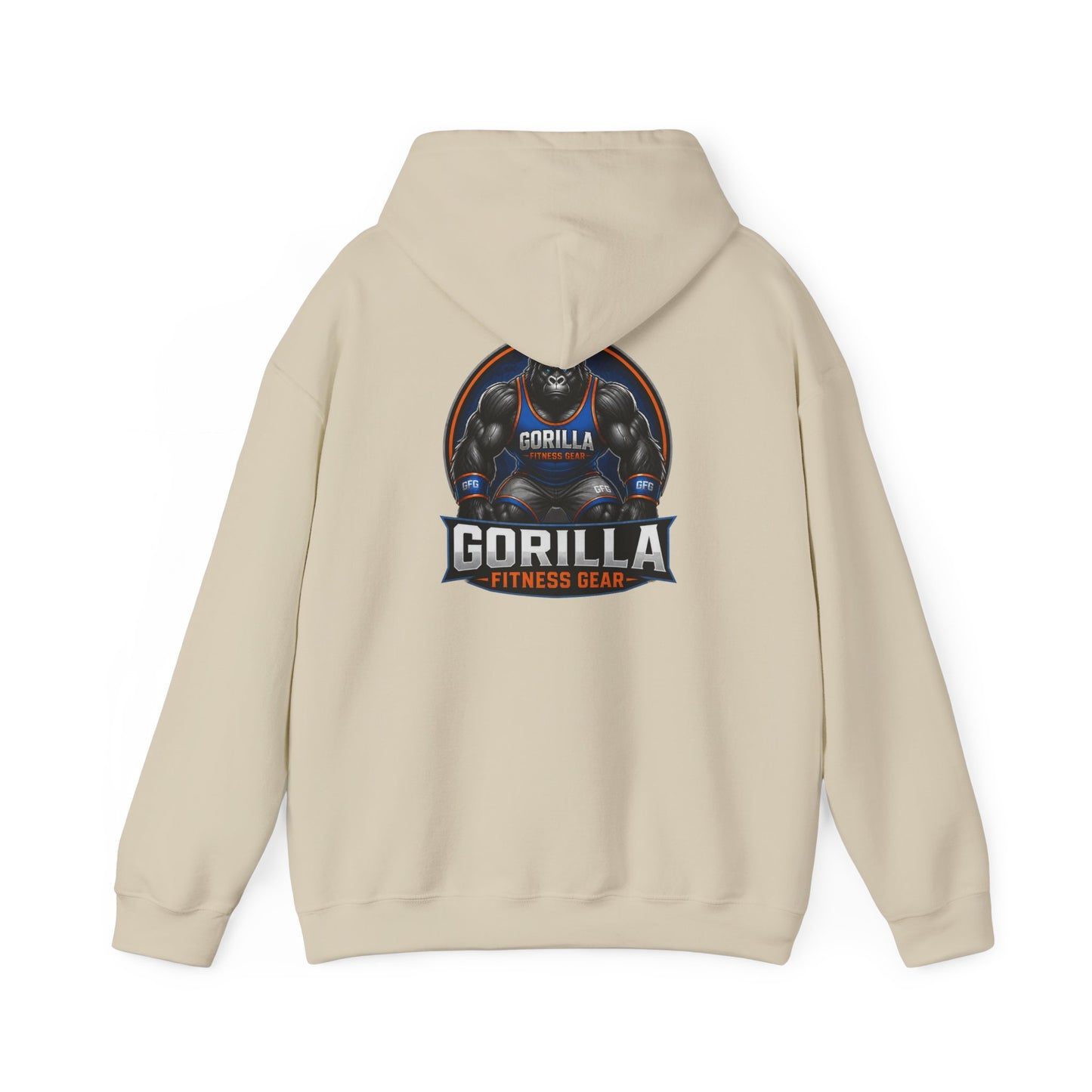 Gorilla Fitness Gear Hoodie — Strength Training Gym Sweatshirt
