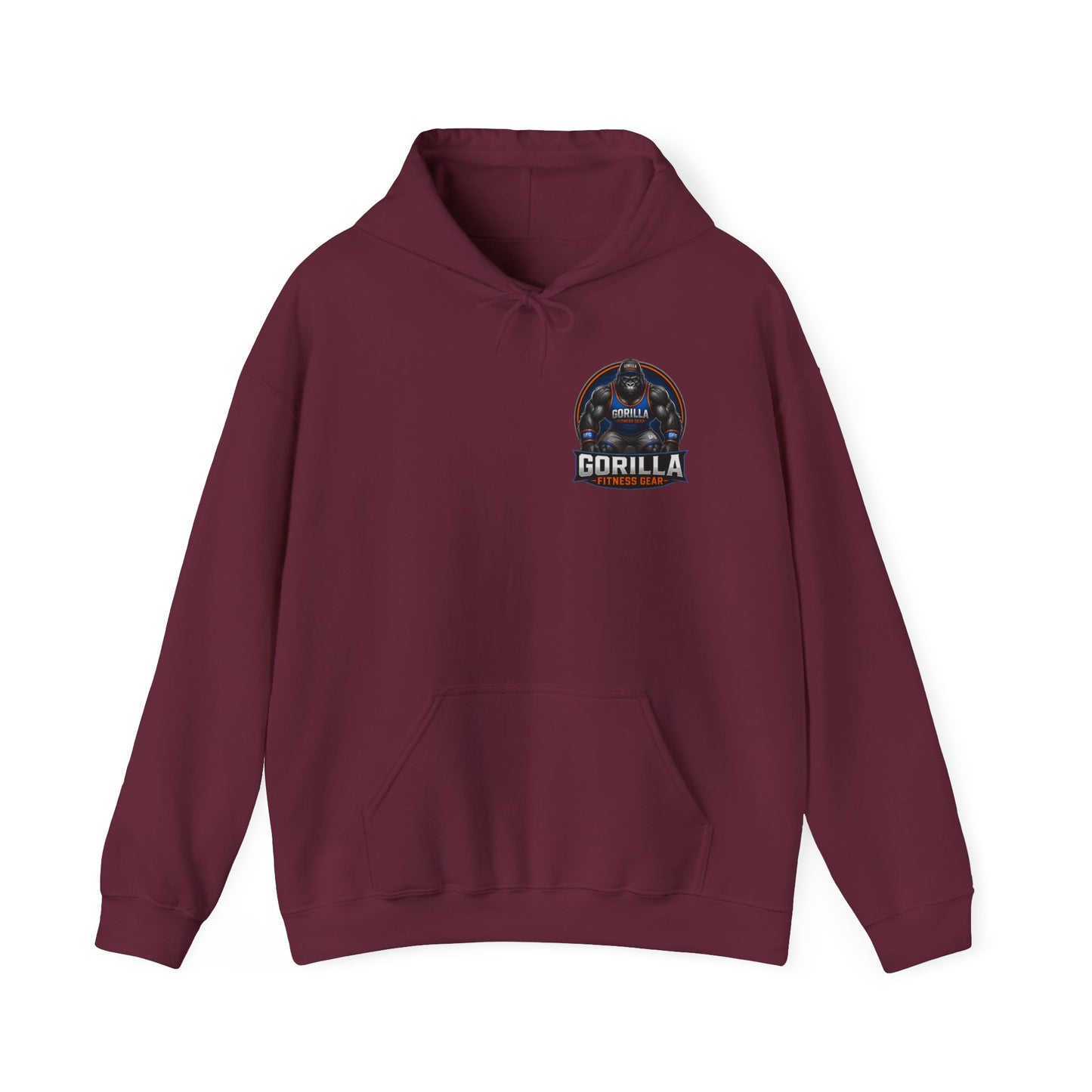 Gorilla Fitness Gear Hoodie — Strength Training Gym Sweatshirt