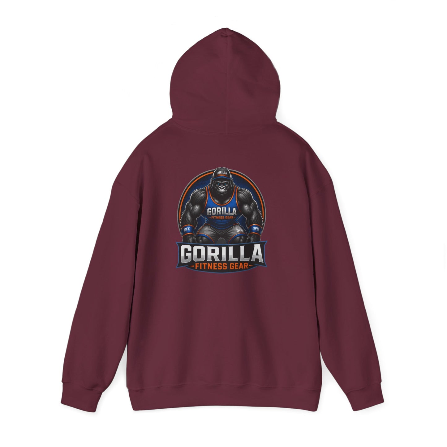 Gorilla Fitness Gear Hoodie — Strength Training Gym Sweatshirt