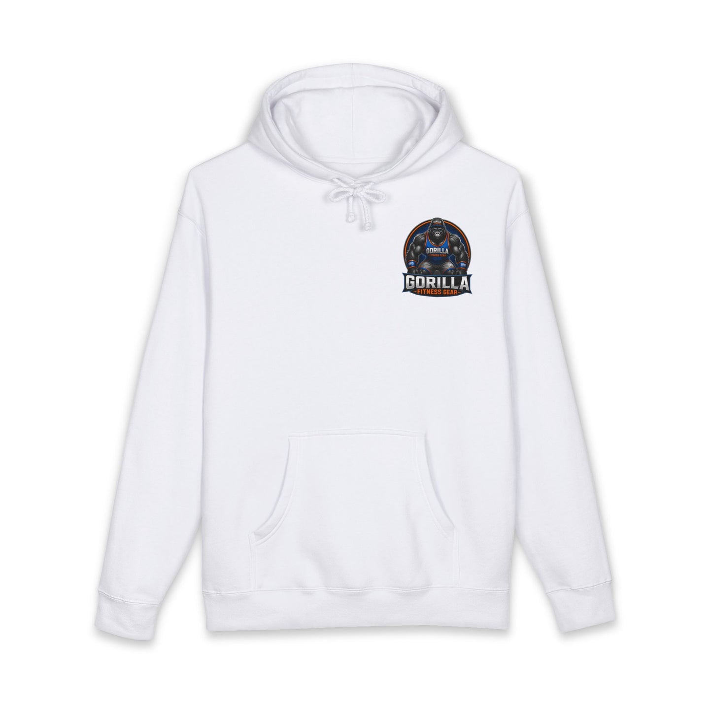 Gorilla Graphic Hoodie — Retro Space Badge Chest Print