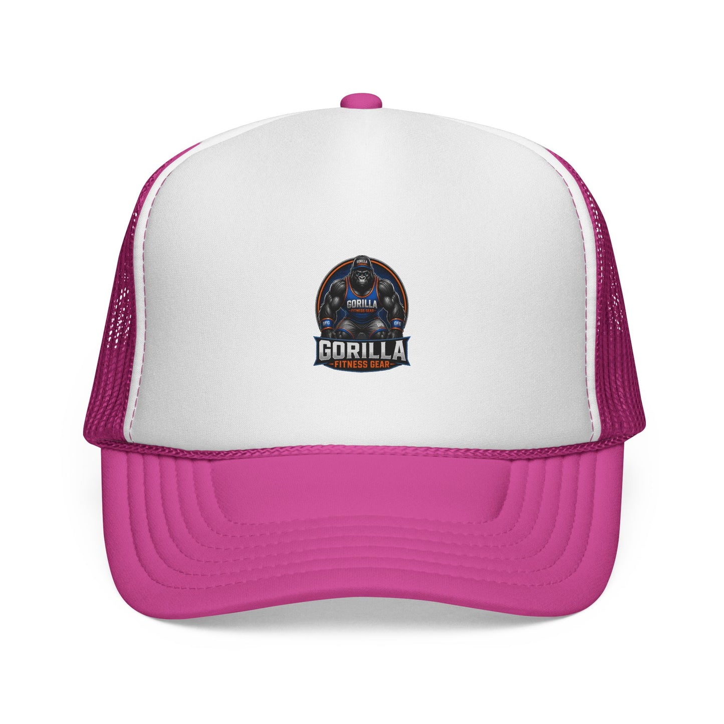 Gorilla Logo Trucker Cap — Retro Wildlife Mesh Hat
