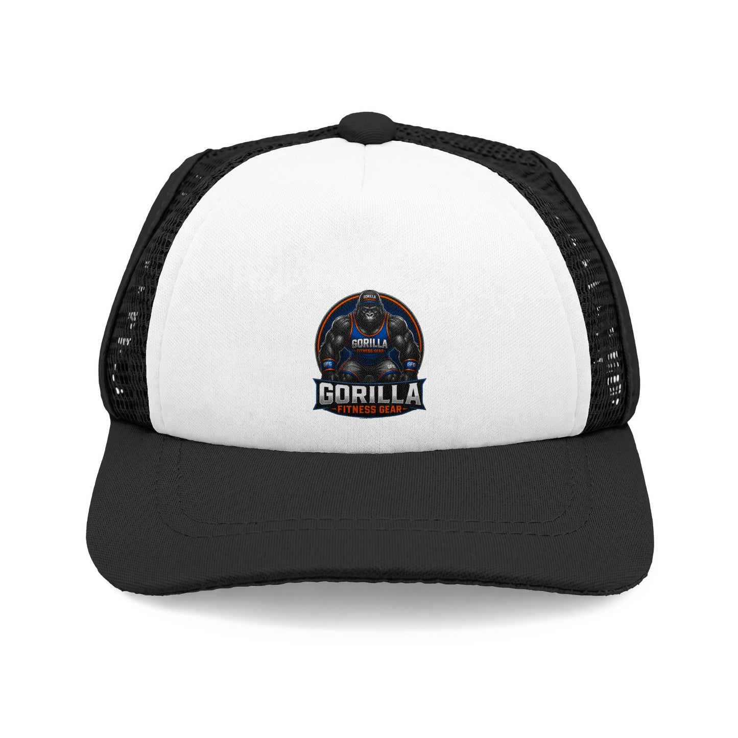 Gorilla Dog Trucker Hat - Retro Foam Front Mesh Cap