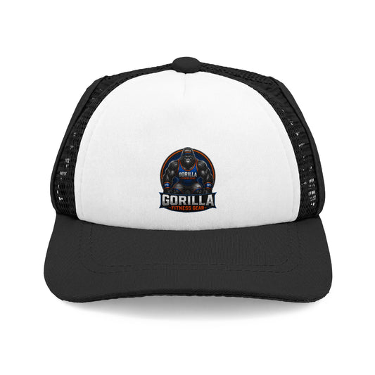 Gorilla Dog Trucker Hat - Retro Foam Front Mesh Cap