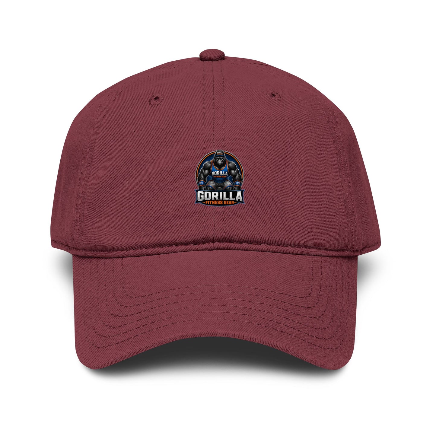 Gorilla Graphic Baseball Cap — Washed Cotton Dad Hat