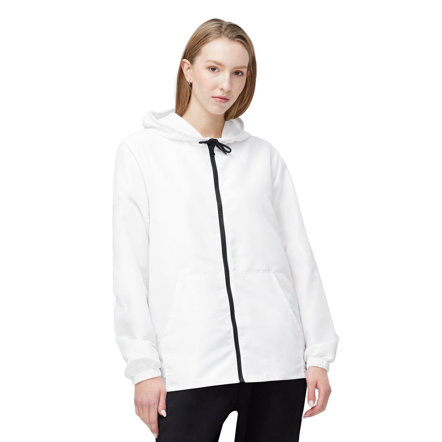 Gorilla Fitness Windbreaker Jacket - Logo Hooded Athletic Windbreaker