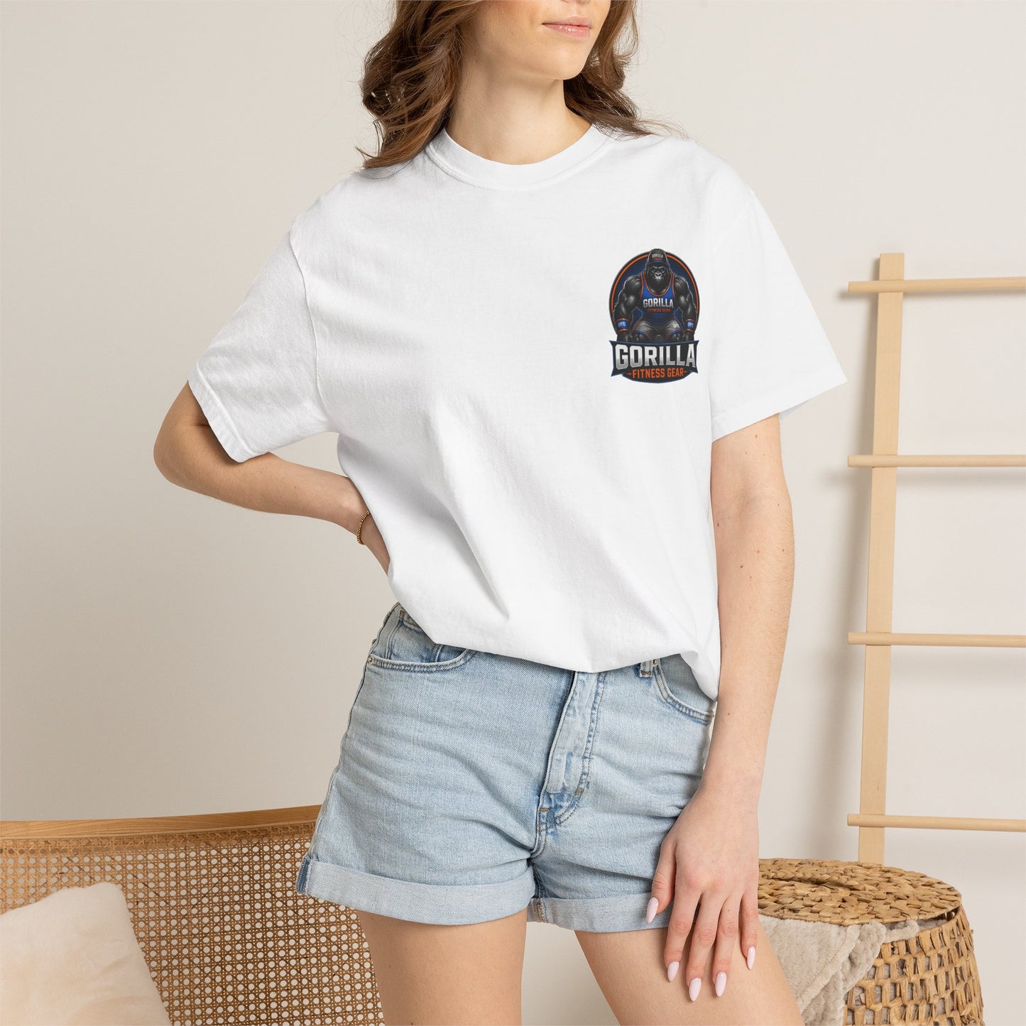 Gorilla Fitness Gear T-Shirt — Muscular Gorilla Athletic Tee