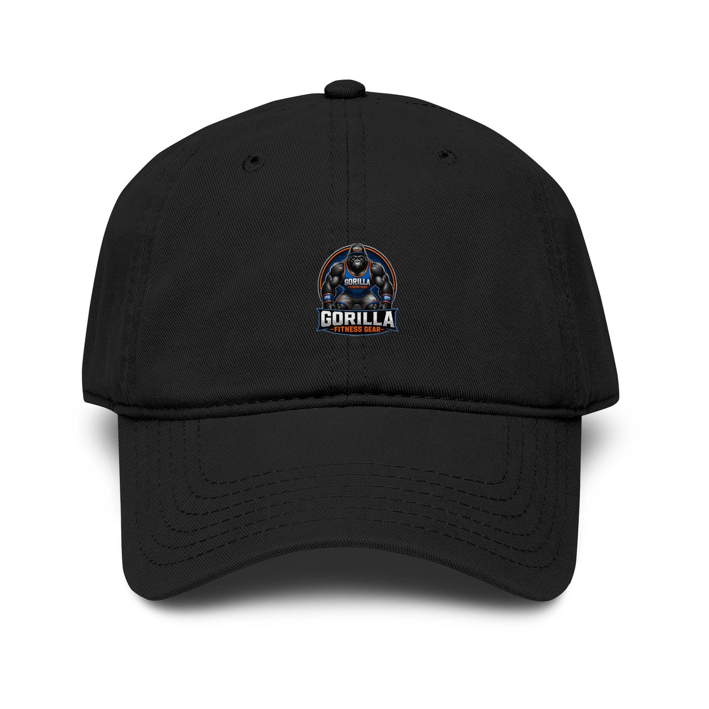Gorilla Graphic Baseball Cap — Washed Cotton Dad Hat