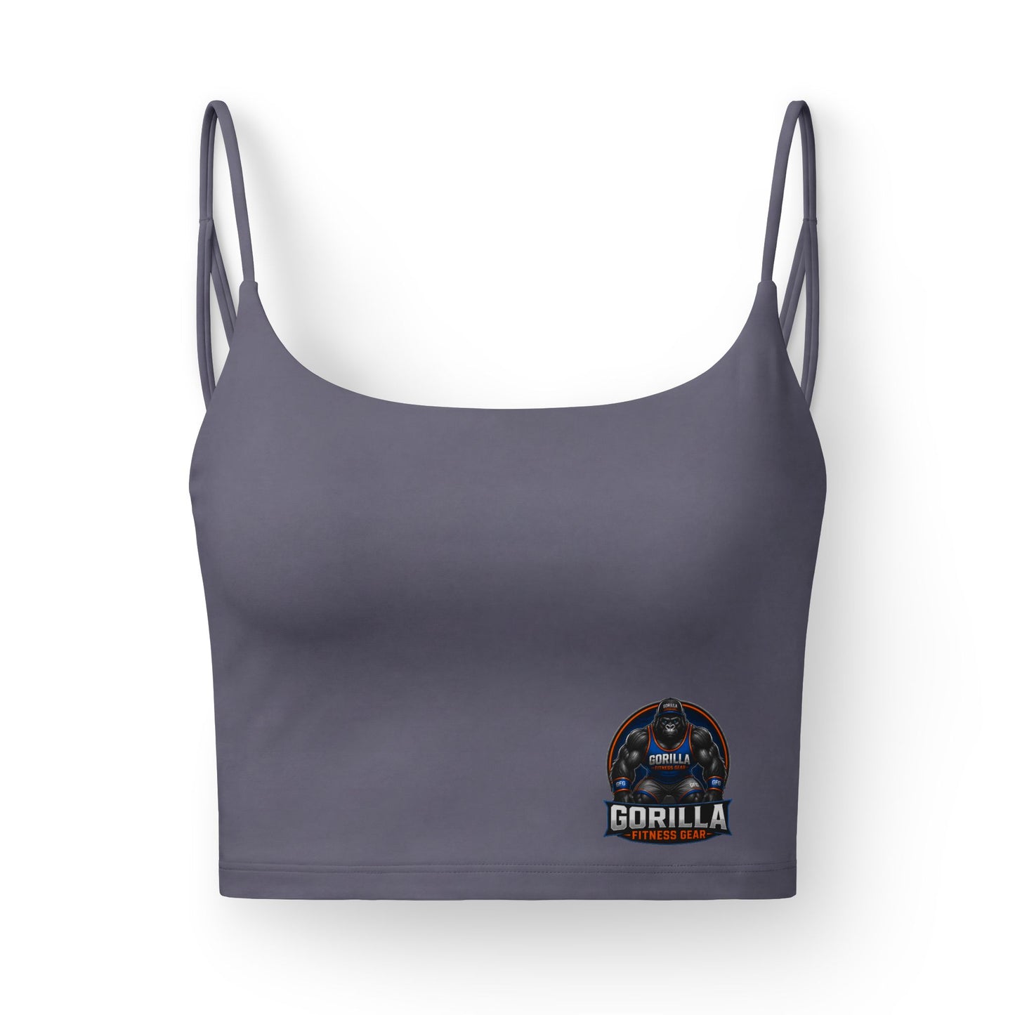 Gorilla Strength Women's Luxe Bra — Supportive Athletic Crop with Gorilla Logo
