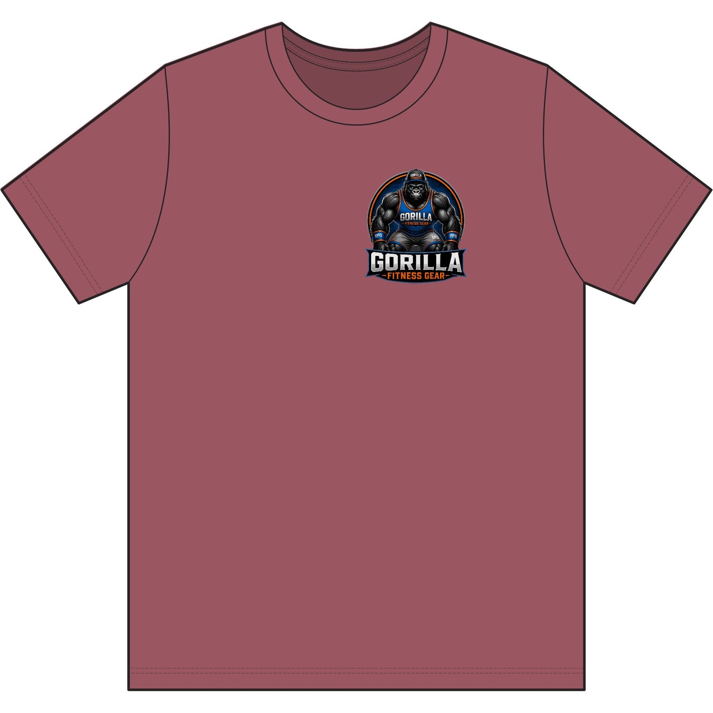Gorilla Fitness Gear T‑Shirt — Bold Gym Logo Tee