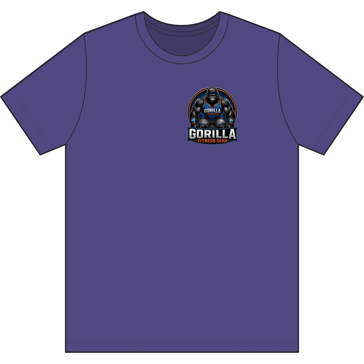 Gorilla Fitness Gear T‑Shirt — Bold Gym Logo Tee
