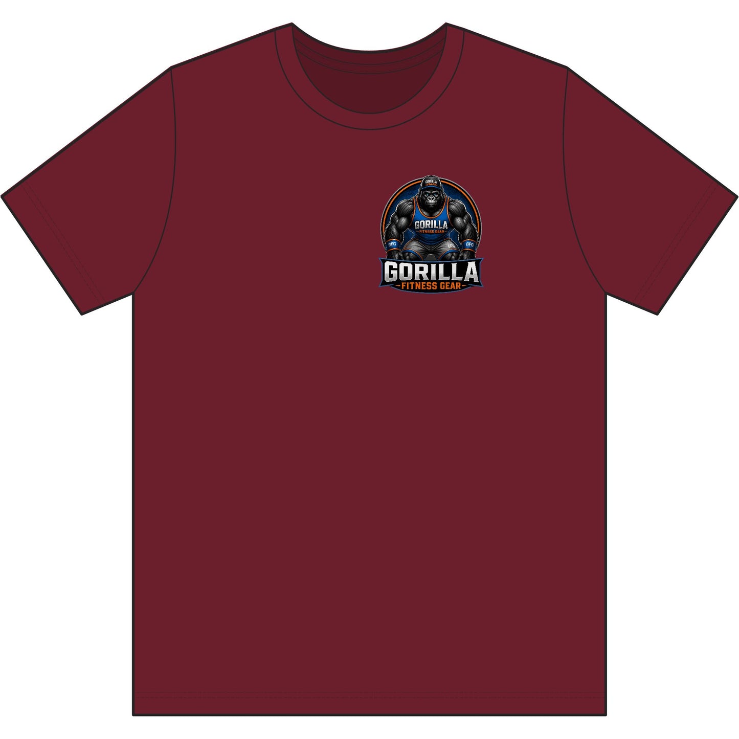 Gorilla Fitness Gear T‑Shirt — Bold Gym Logo Tee