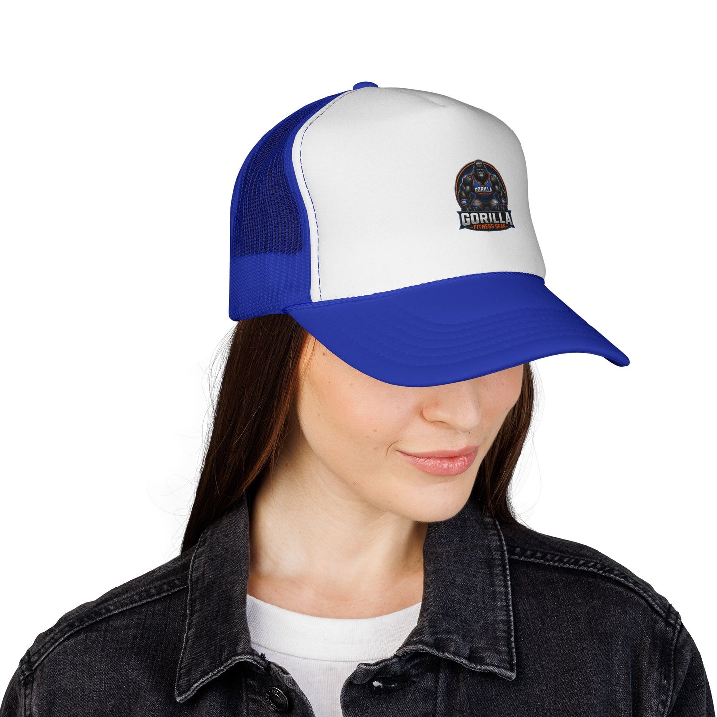Gorilla Logo Trucker Cap — Retro Wildlife Mesh Hat