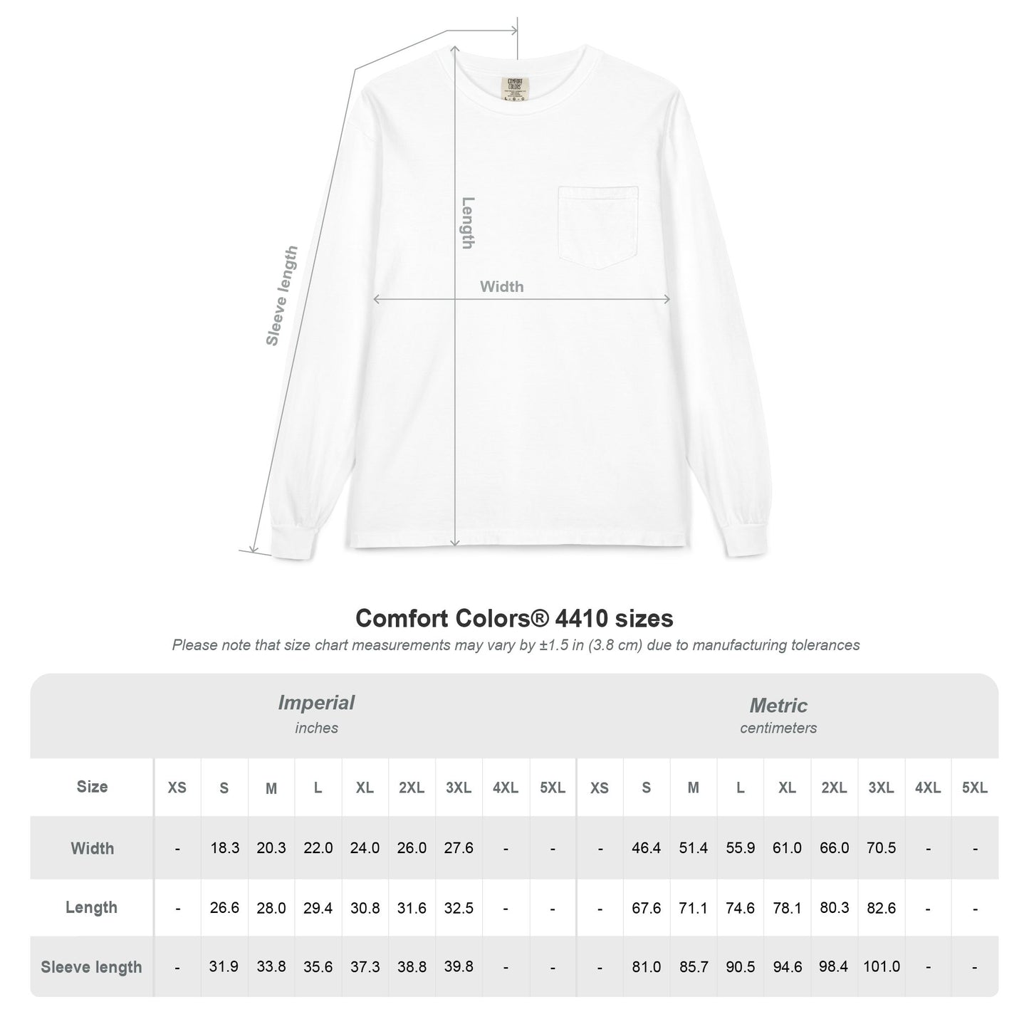 Gorilla Fitness Long Sleeve Pocket Tee