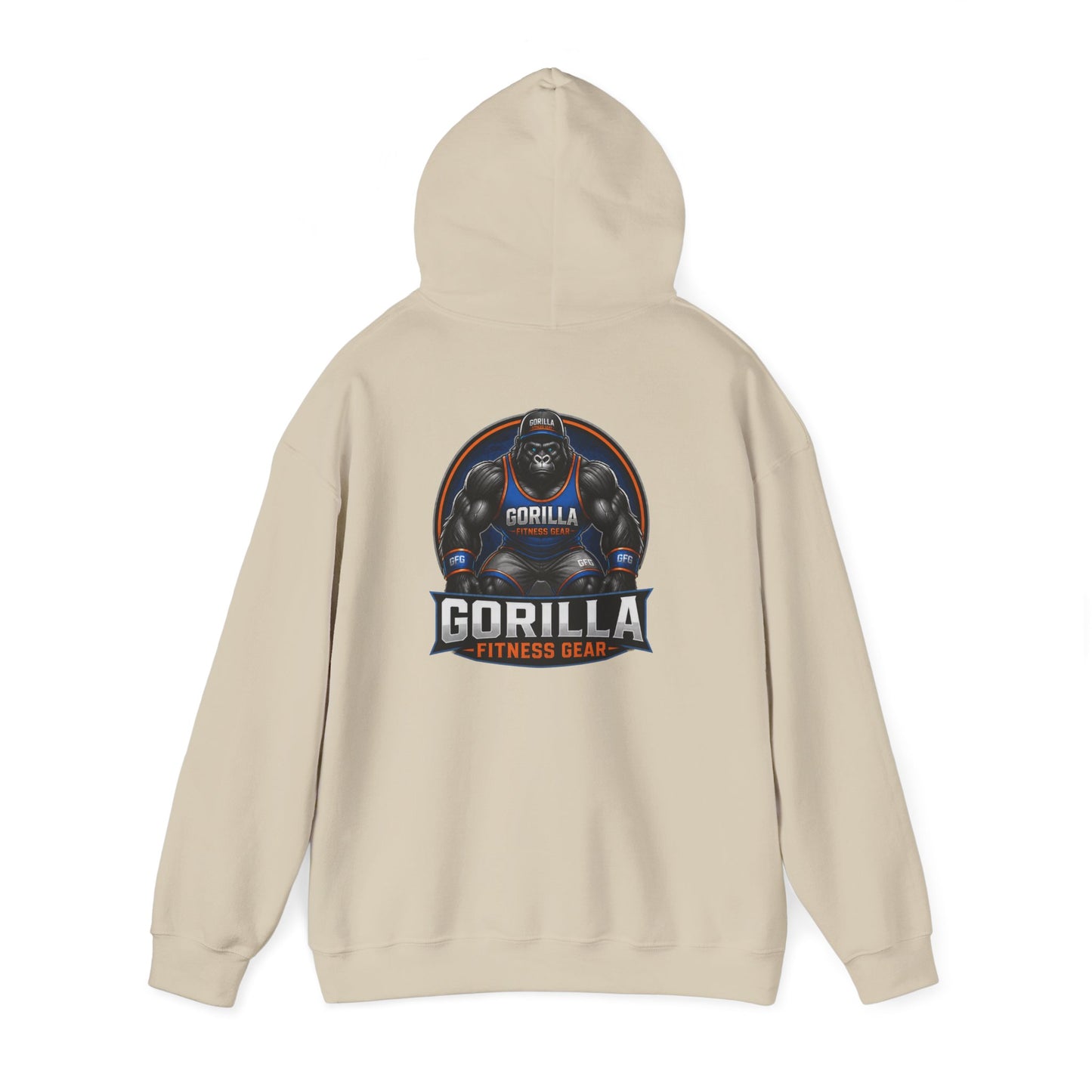 Gorilla Fitness Gear Hoodie — Strength Training Gym Sweatshirt