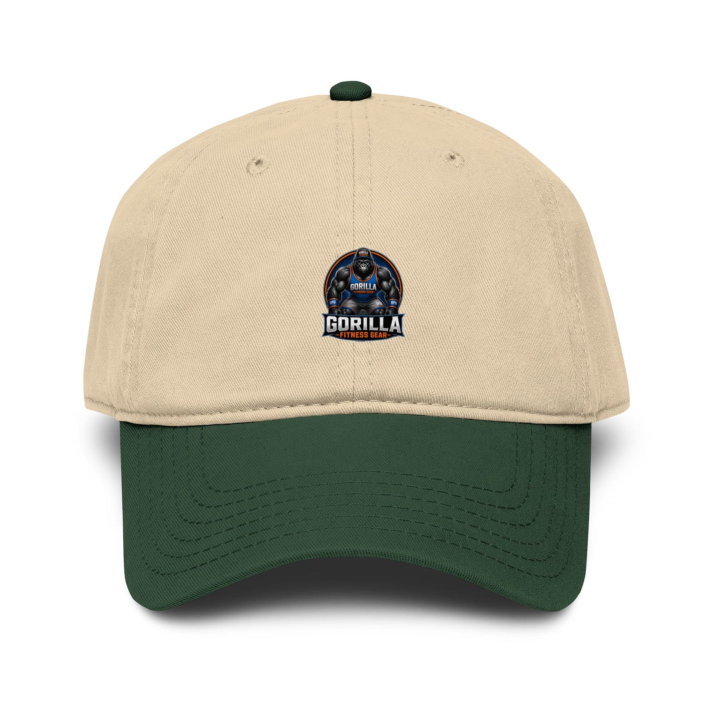 Gorilla Graphic Baseball Cap — Washed Cotton Dad Hat