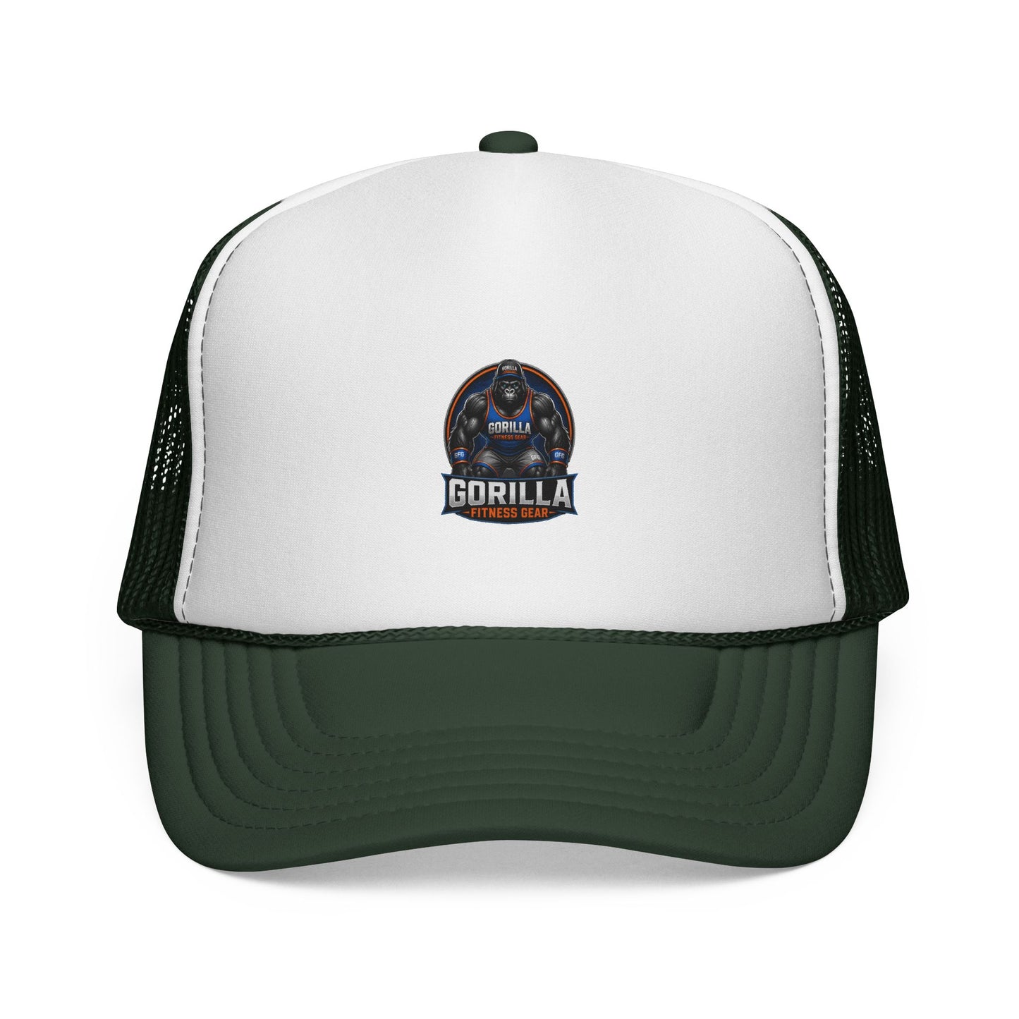 Gorilla Logo Trucker Cap — Retro Wildlife Mesh Hat