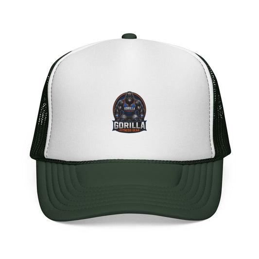 Gorilla Logo Trucker Cap — Retro Wildlife Mesh Hat