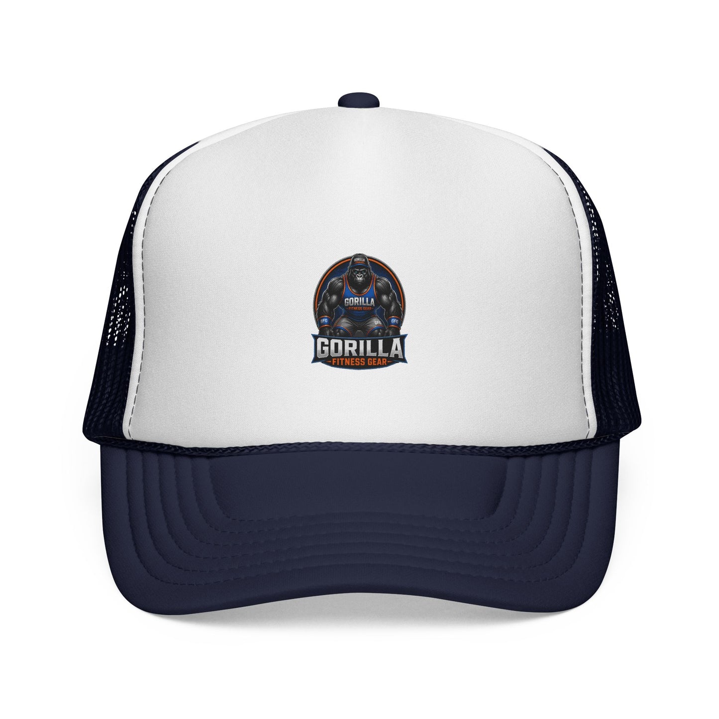 Gorilla Logo Trucker Cap — Retro Wildlife Mesh Hat