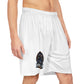 Gorilla Fitness Logo Basketball Shorts — Athletic AOP Workout Shorts