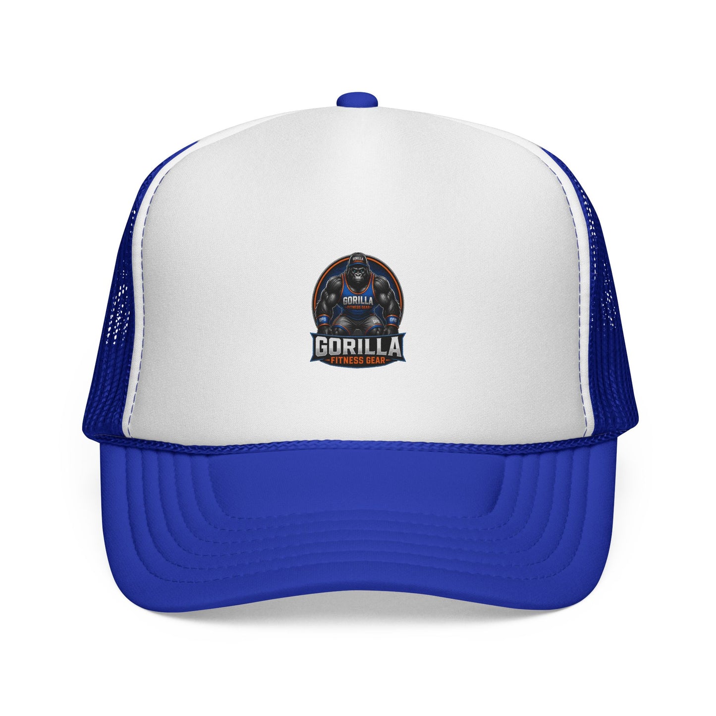 Gorilla Logo Trucker Cap — Retro Wildlife Mesh Hat