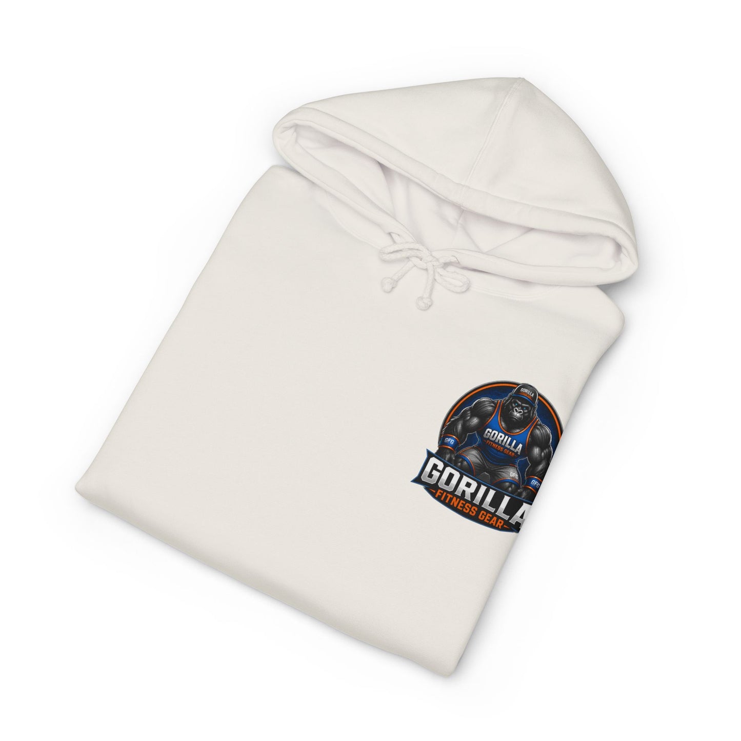 Gorilla Graphic Hoodie — Retro Space Badge Chest Print