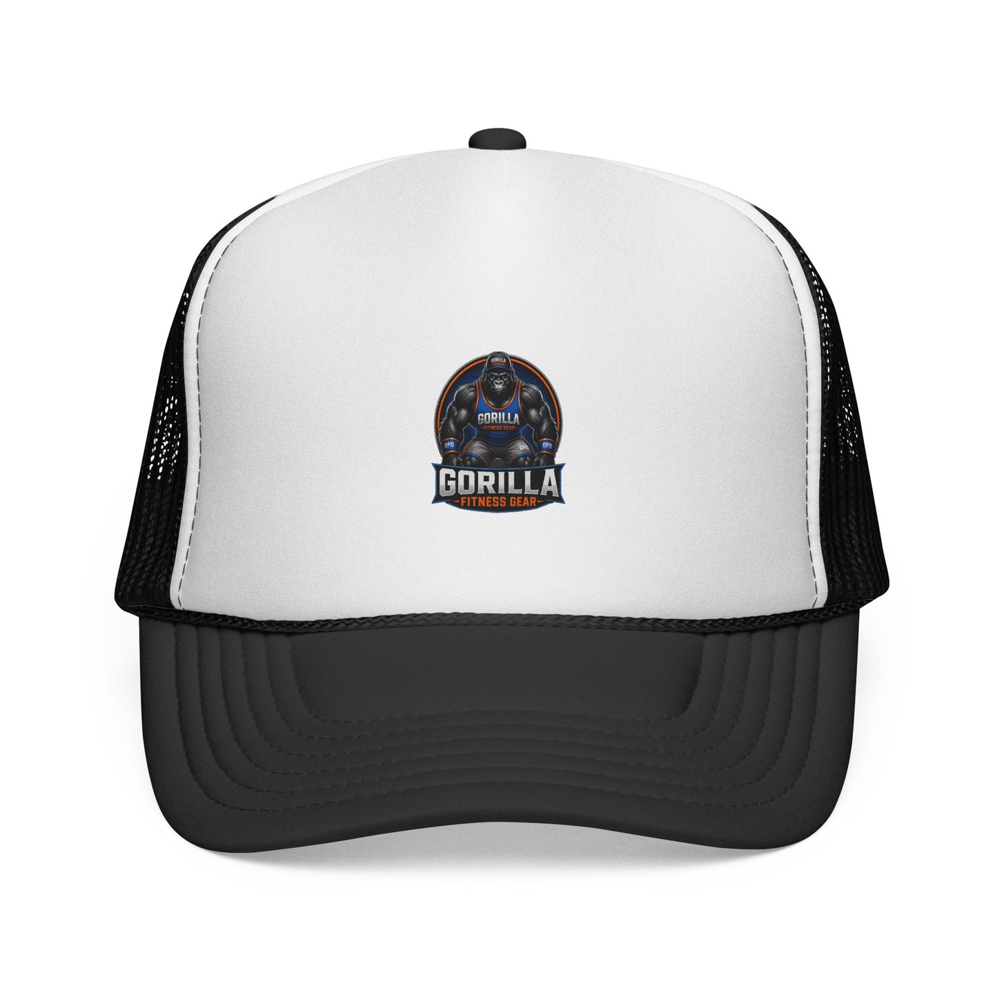 Gorilla Logo Trucker Cap — Retro Wildlife Mesh Hat