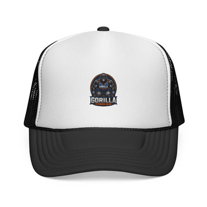 Gorilla Logo Trucker Cap — Retro Wildlife Mesh Hat