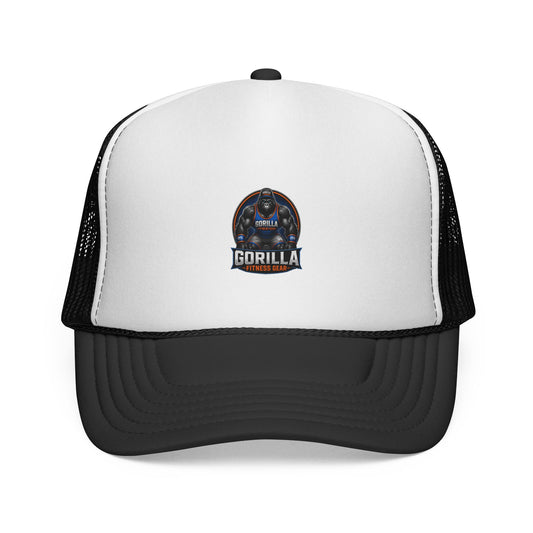 Gorilla Logo Trucker Cap — Retro Wildlife Mesh Hat