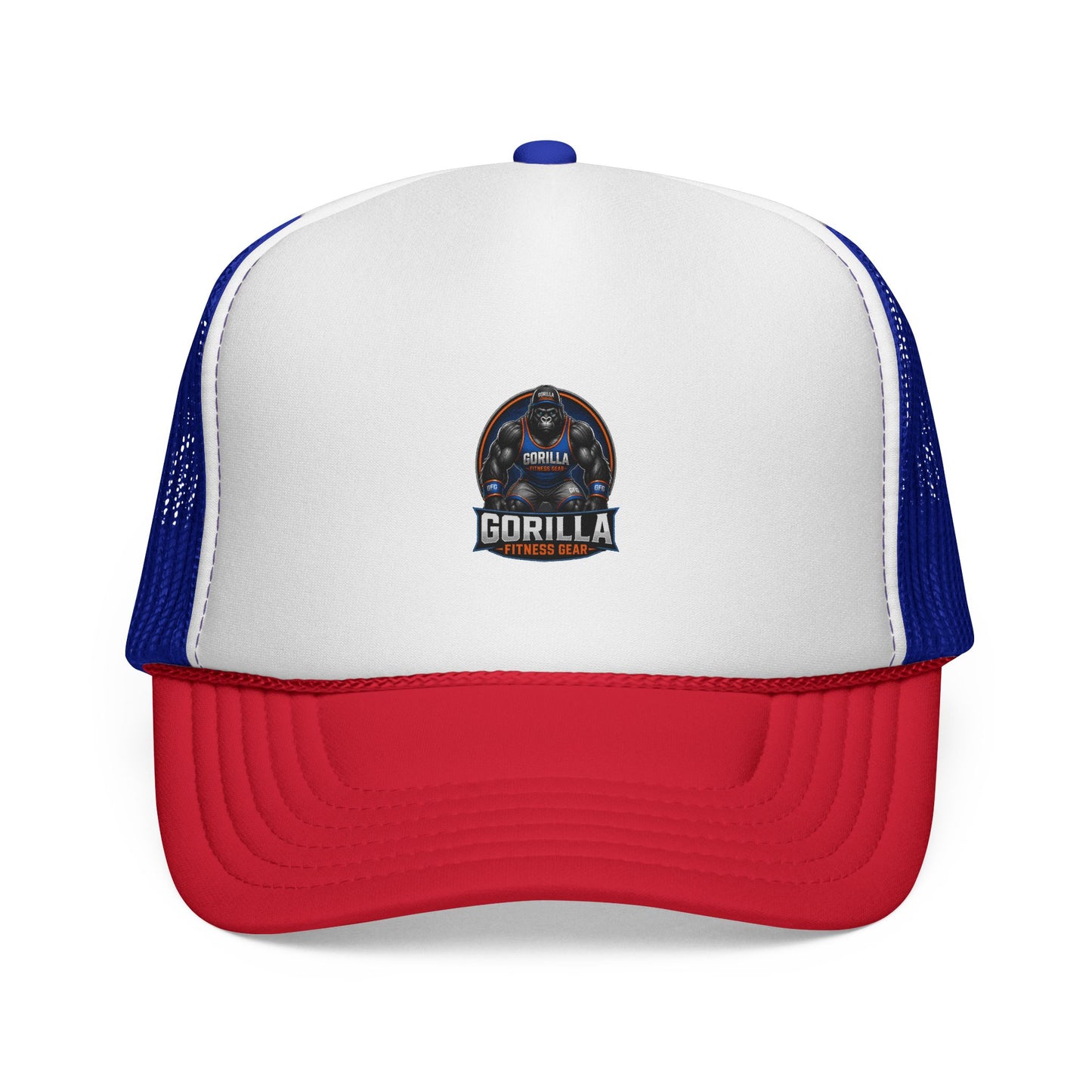 Gorilla Logo Trucker Cap — Retro Wildlife Mesh Hat