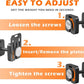 Adjustable Two Dumbbells Or Dumbbells Sets 50LB Square Dumbbell 9 In 1 Free Weights For Multi Weight Options Quick-Lock Adjustable