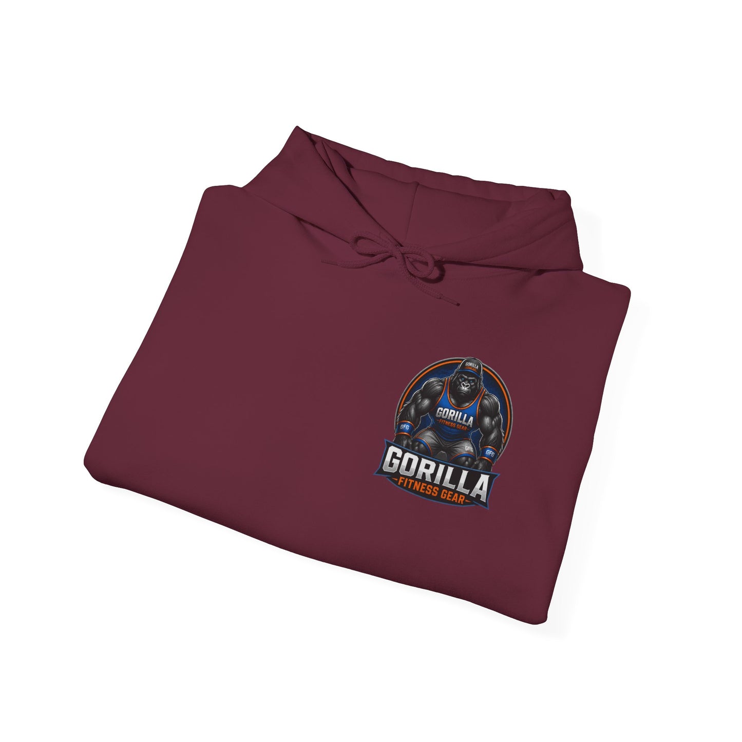 Gorilla Fitness Gear Hoodie — Strength Training Gym Sweatshirt