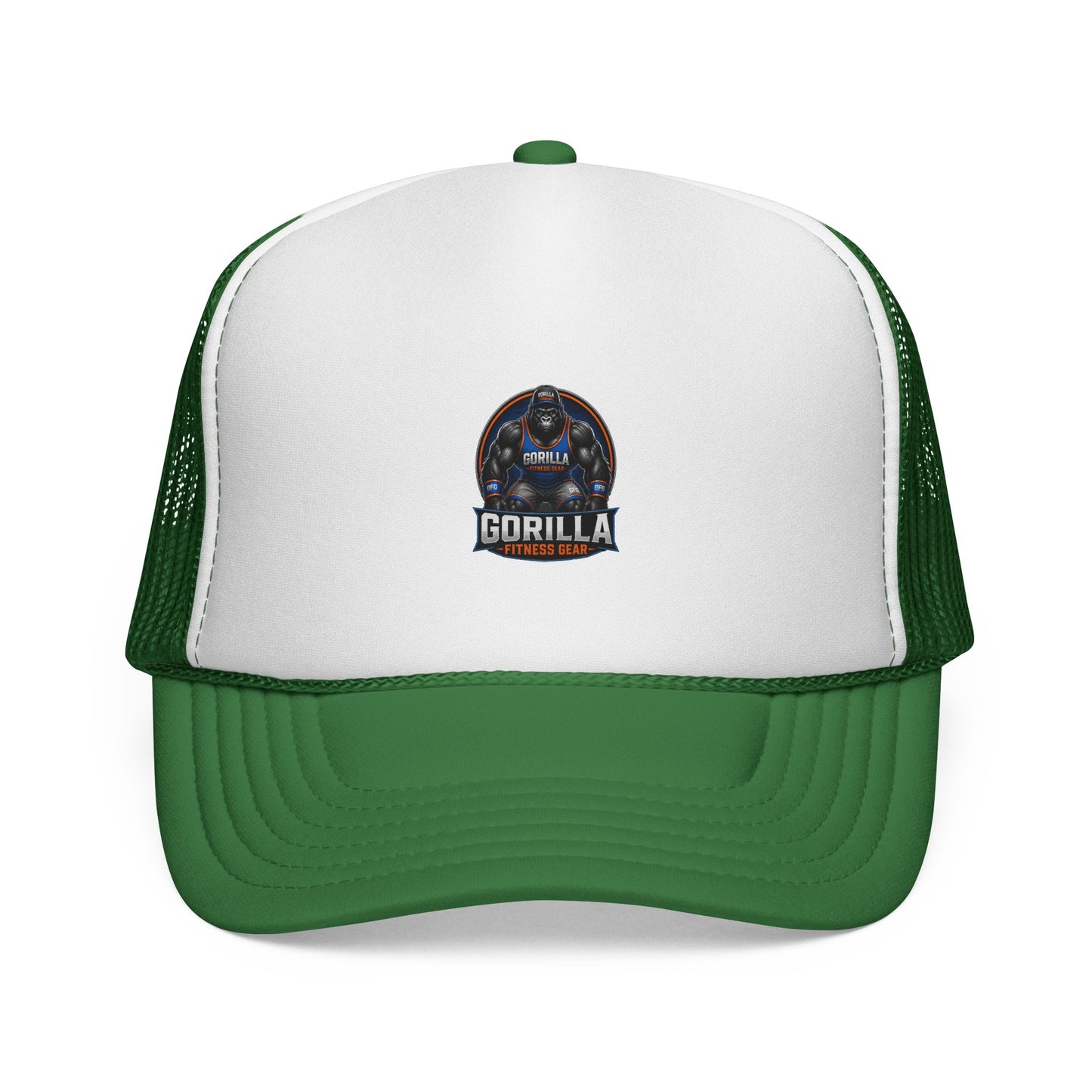 Gorilla Logo Trucker Cap — Retro Wildlife Mesh Hat