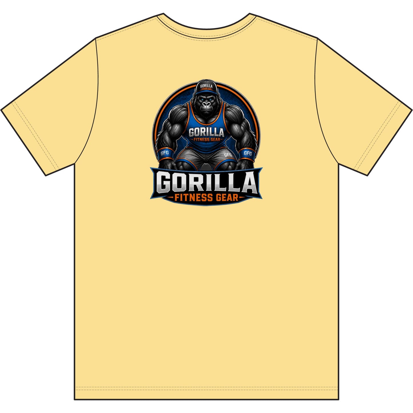 Gorilla Fitness Gear T‑Shirt — Bold Gym Logo Tee