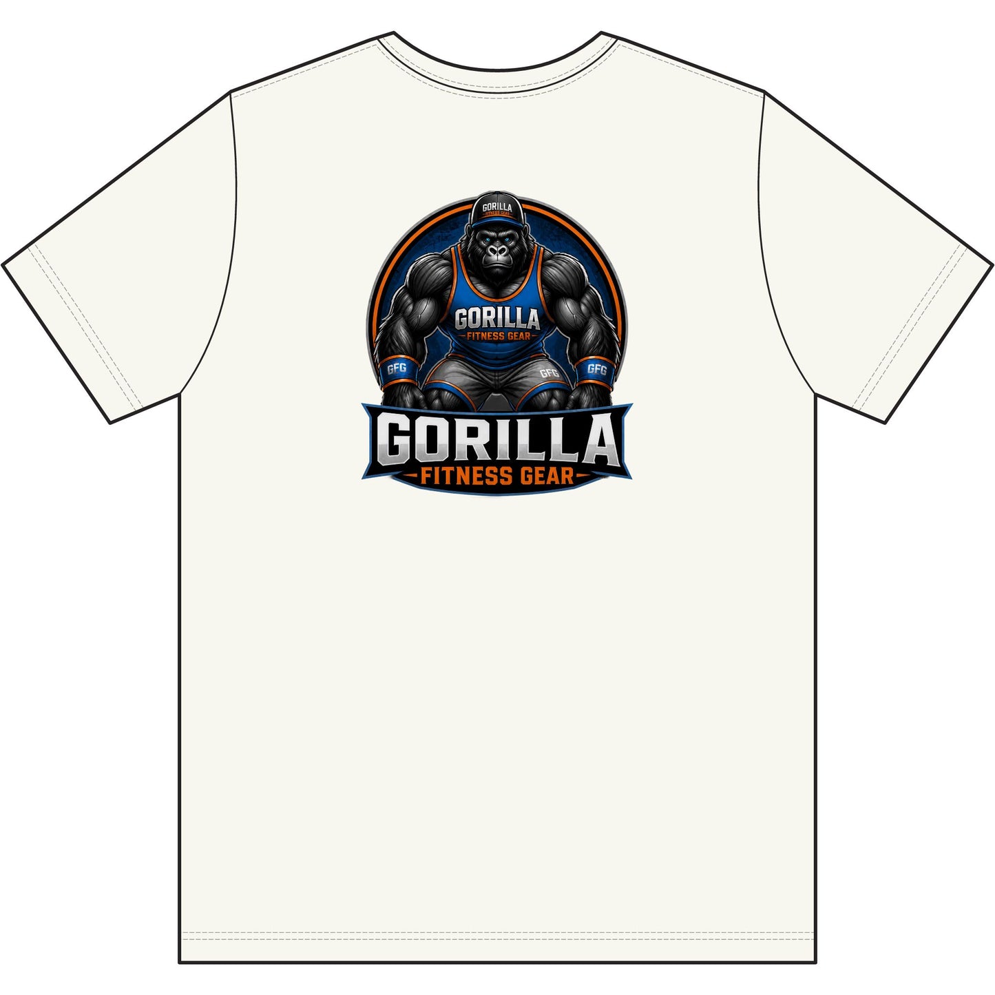 Gorilla Fitness Gear T‑Shirt — Bold Gym Logo Tee