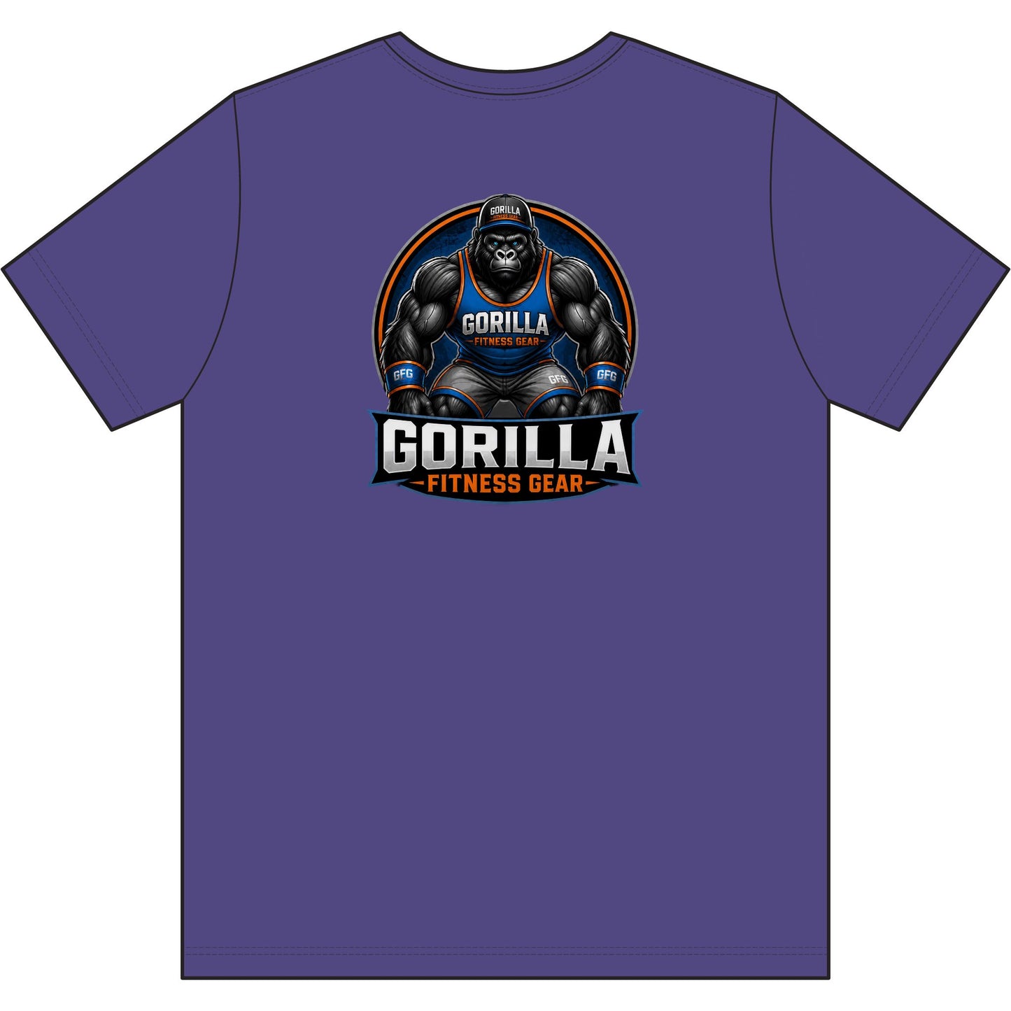 Gorilla Fitness Gear T‑Shirt — Bold Gym Logo Tee
